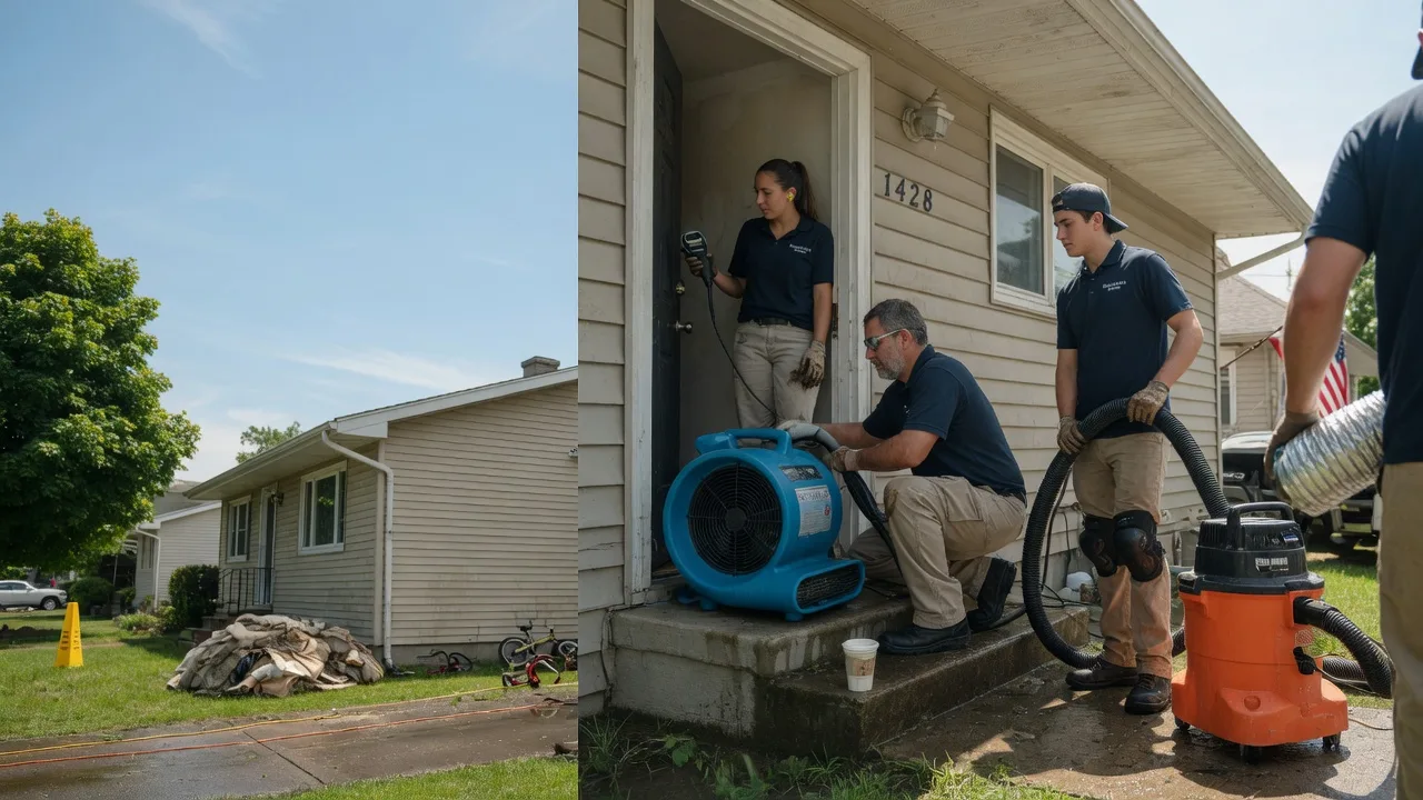 Water Damage Restoration in Grapeville, PA near me